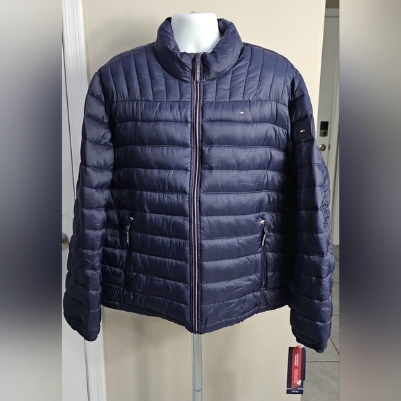 🆕Tommy Hilfiger Men's Down Quilted Packable Puffer Jacket XXL NWT Retail $195 - Picture 3 of 16